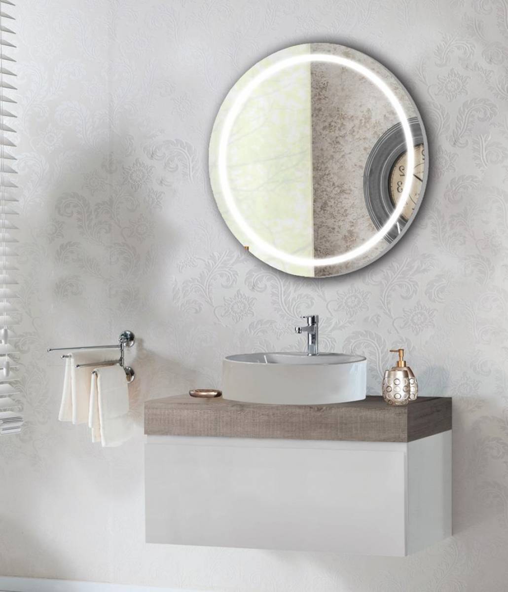 Meuble vasque rond pour salle de bain- MobiKent Design